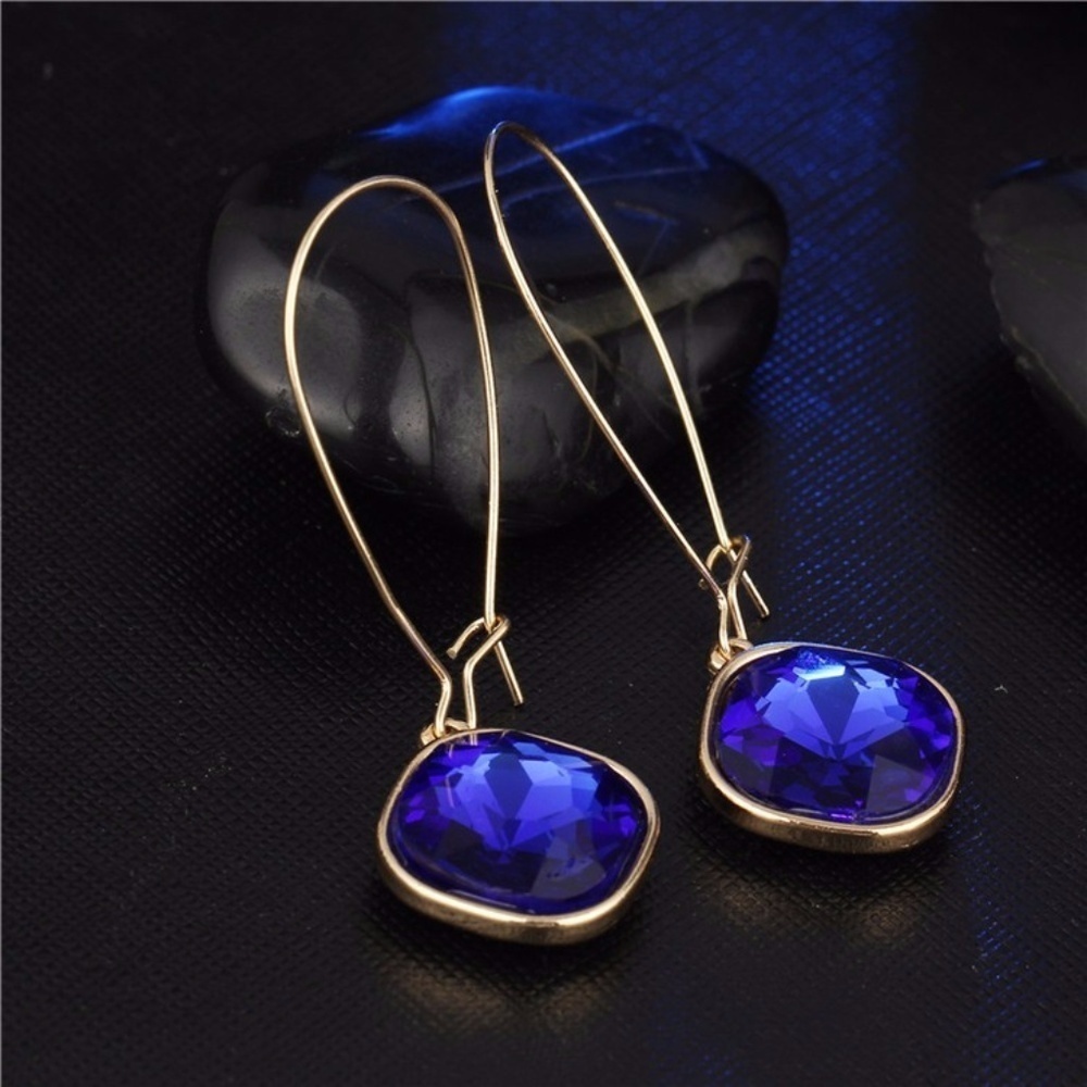 Last 1! Crystal Long Dangle Earrings
